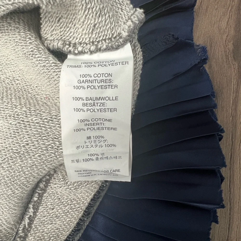 J. Crew ruffle hem pullover‎ sweater